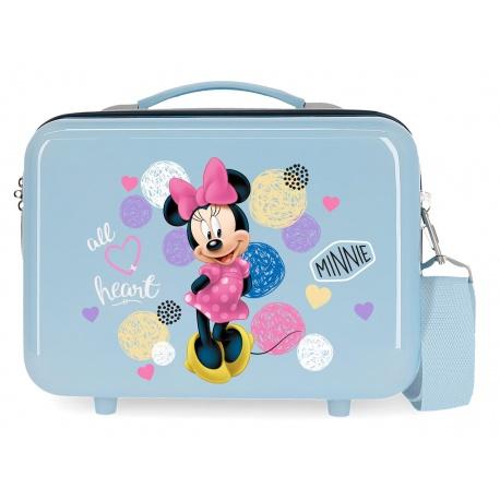 JOUMMA BAGS ABS Cestovný kozmetický kufrík MINNIE MOUSE Love, 21x29x15cm, 9L, 2053923