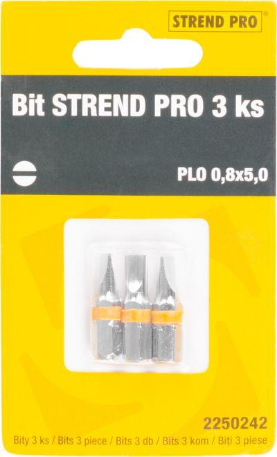 Bit Strend Pro Plochý 0,8x5, bal. 3 ks