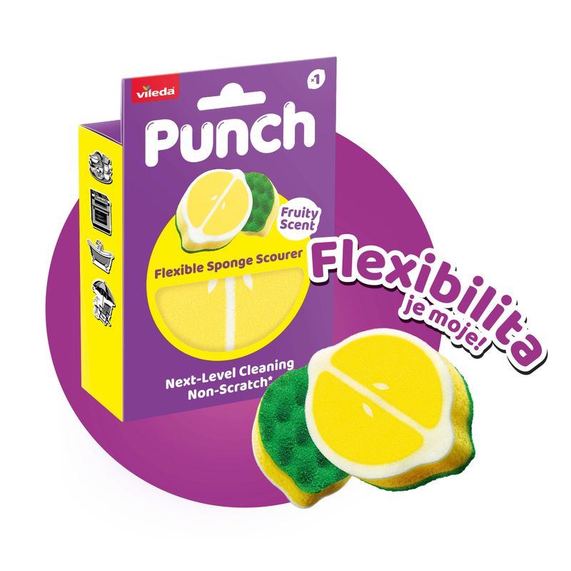 Hubka Vileda Punch, citrón