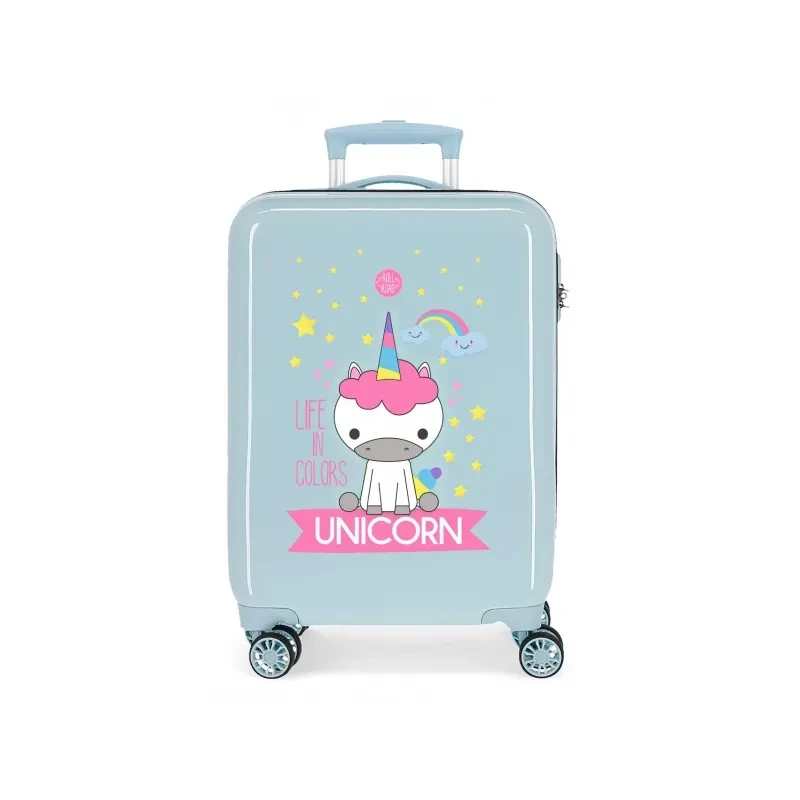 Luxusný ABS cestovný kufor LITTLE ME UNICORN, 55x34x20cm, 4741466