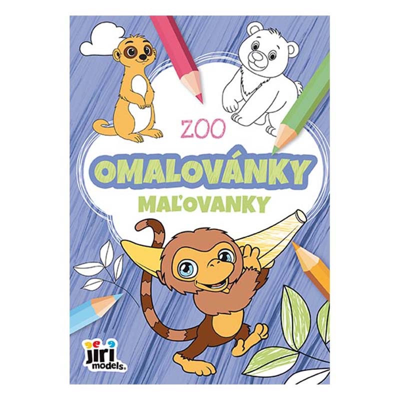Omaľovánka A5 Zoo