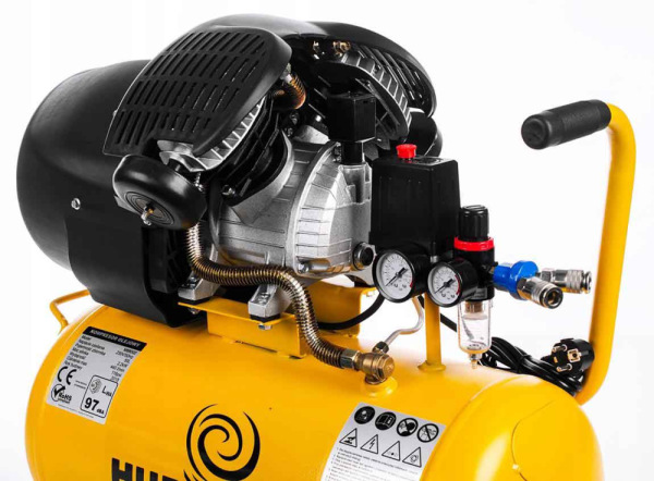Kompresor olejový 2-piestový 2,2 kW, 440 l/min, 230V, vzdušník 50 litrov, HURAGAN 3