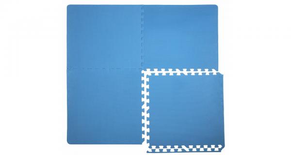 Merco Colored Puzzle fitness podložka modrá 60 x 60 x 1 cm
