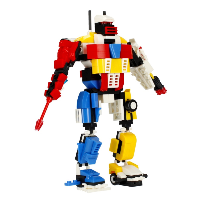 Stavebnica Robot Bojovník - 4 druhy 1