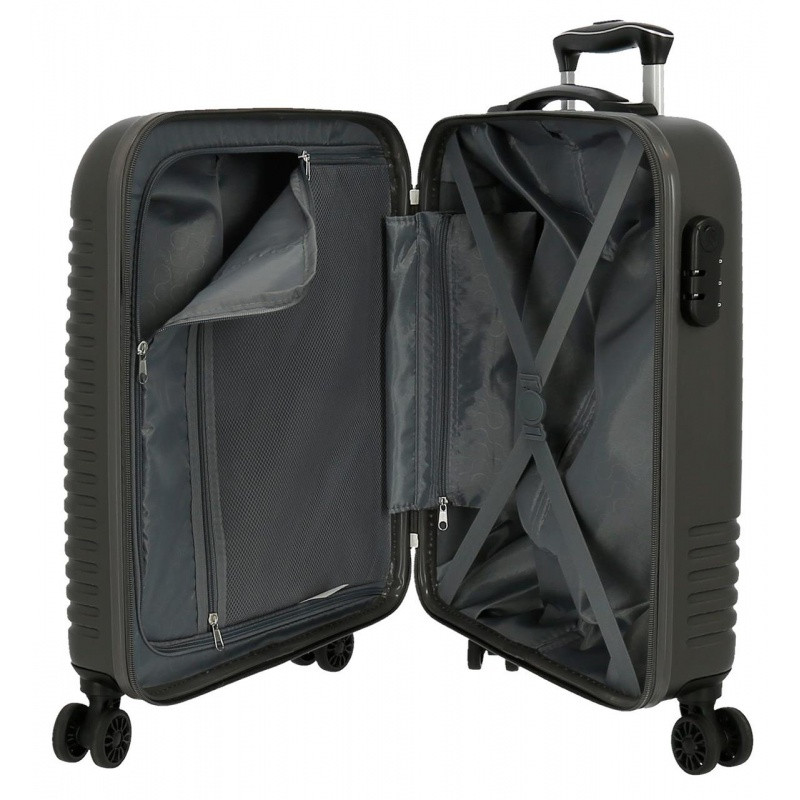 ABS Cestovný kufor INDIA Antracita, 55x40x20cm, 38L, 5089122 (small) 4
