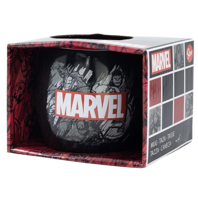 STOR Keramický hrnček Avengers Marvel Pattern, 380ml, 75436