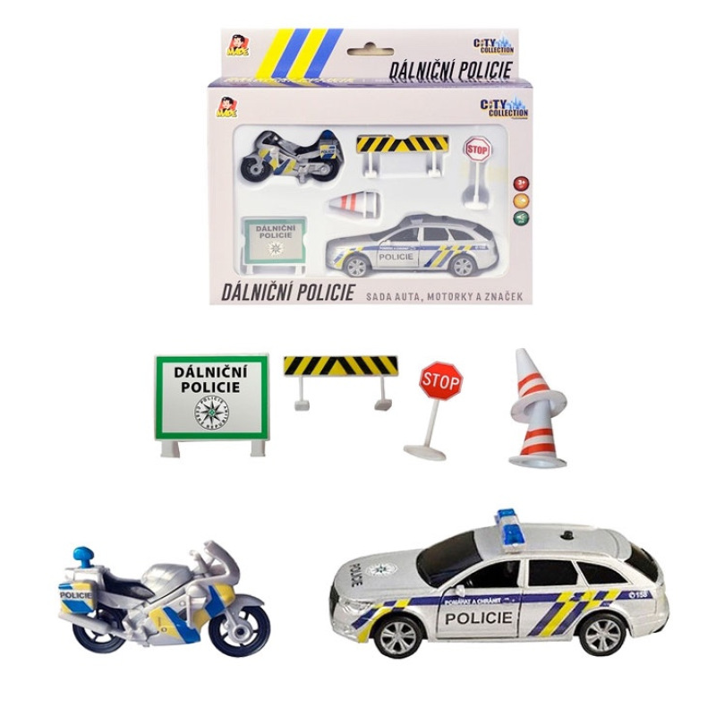 Sada diaľničná polícia - svetlo, zvuk