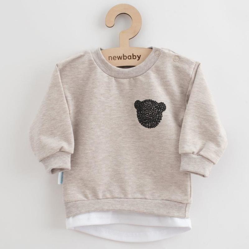 Dojčenská súprava tričko a tepláčky New Baby Brave Bear ABS béžová 86 (12-18m)