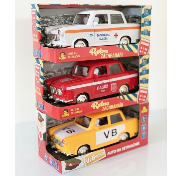 Auto Trabant požiarny so zvukom 3