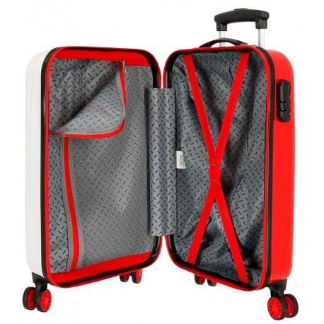 JOUMMA BAGS Luxusný detský ABS cestovný kufor MINNIE MOUSE Dots, 55x38x20cm, 34L, 4681765