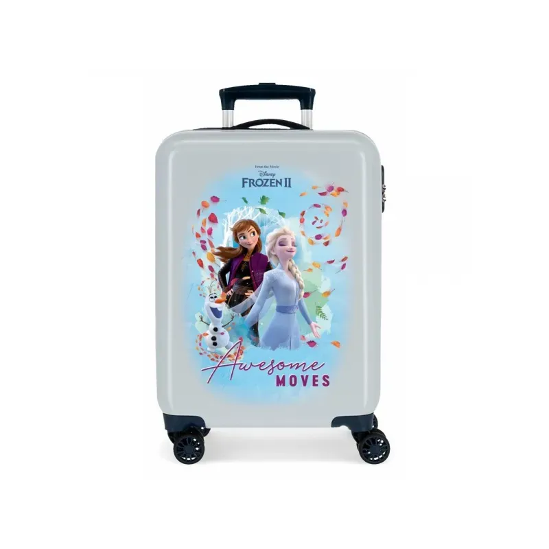 Luxusný detský ABS cestovný kufor DISNEY FROZEN Awesome Moves, 55x38x20cm, 34L, 4051721