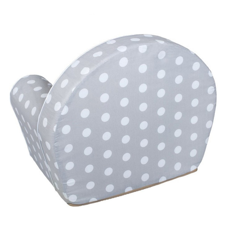 Detské kreslo New Baby Zebra sivé 2