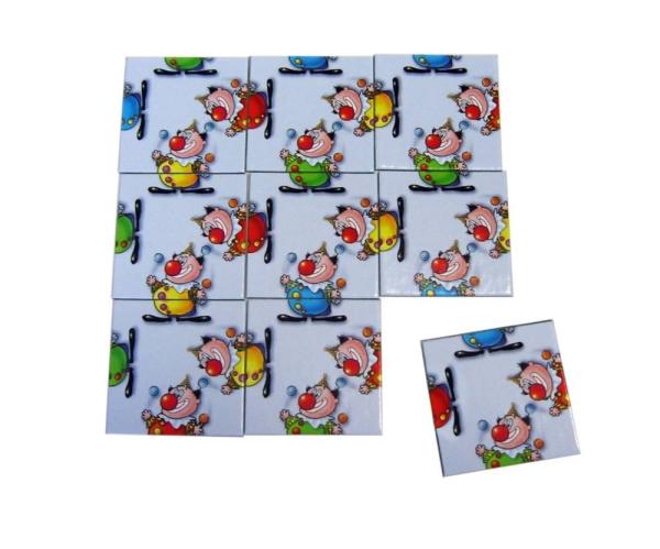 Hlavolam puzzle Veselý klaun (Zapeklité kartičky)