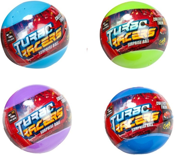 Turbo Racers Vajíčko s prekvapením - auto pull&back 4