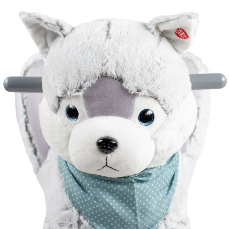 Hojdacia hračka s melódiou a kolieskami PlayTo husky 2