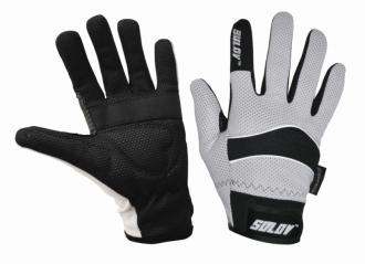 Zimné rukavice SULOV pre bežky aj cyklo, biele, veľ.L