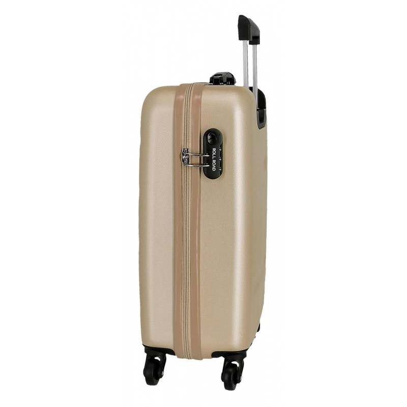 ROLL ROAD Flex Champagne, Sada ABS cestovných kufrov, 55-65cm, 5849569 6