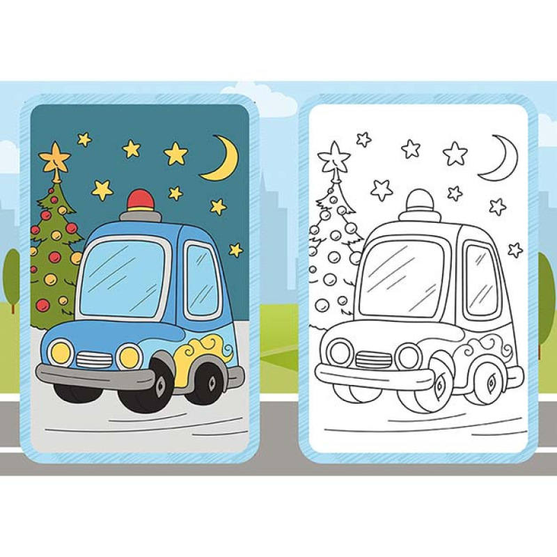 Omaľovánky Doprava 2