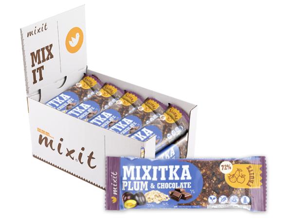 Mixit Mixitka BEZ LEPKU - Slivka + Čokoláda (20 ks) 920 g