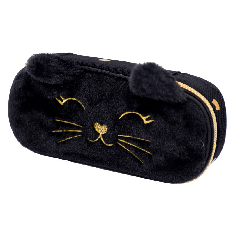 Jednokomorový peračník / puzdro AstraBAG FLUFFY KITTY BLACK, AC6, 503025028 1