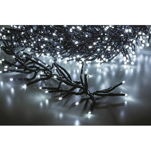 Reťaz MagicHome Vianoce, 230V, 10 m, 1120 LED studená biela, IP44, exteriér 1