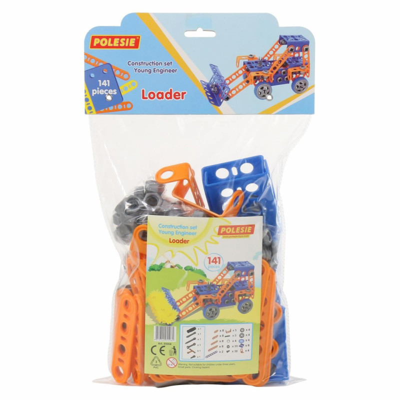 Stavebnica Mladý inžinier traktor nakladač 3