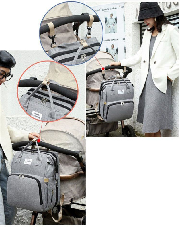 Mommy batoh pre mamičky čierna 5