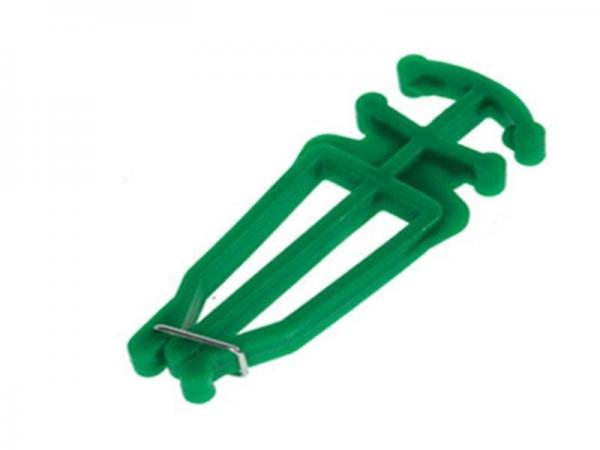 Nosič na bežecké lyže a palice, pár, zelená