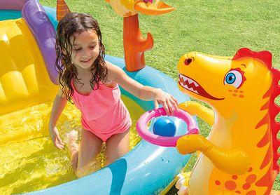Bazénik Intex® 57135, Dinoland play center, detský, nafukovacie detské ihrisko, 302x229x112 cm 3
