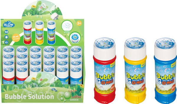 Bublifuk Strend Pro, s hrou, 60 ml, mix farieb, sellbox 24 ks