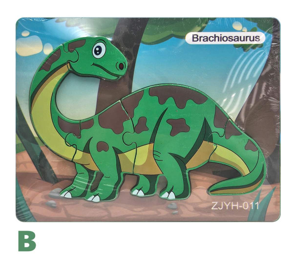Drevené puzzle Dinosaurus 2