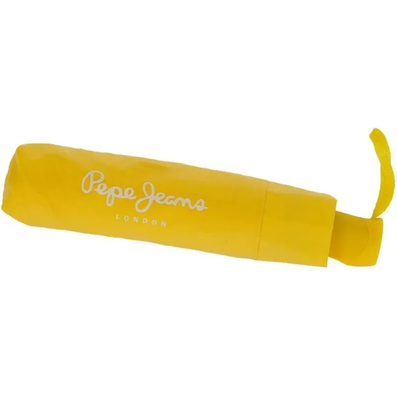 Skladací plnoautomatický dáždnik PEPE JEANS Pastel Yellow / žltý, 78785P1