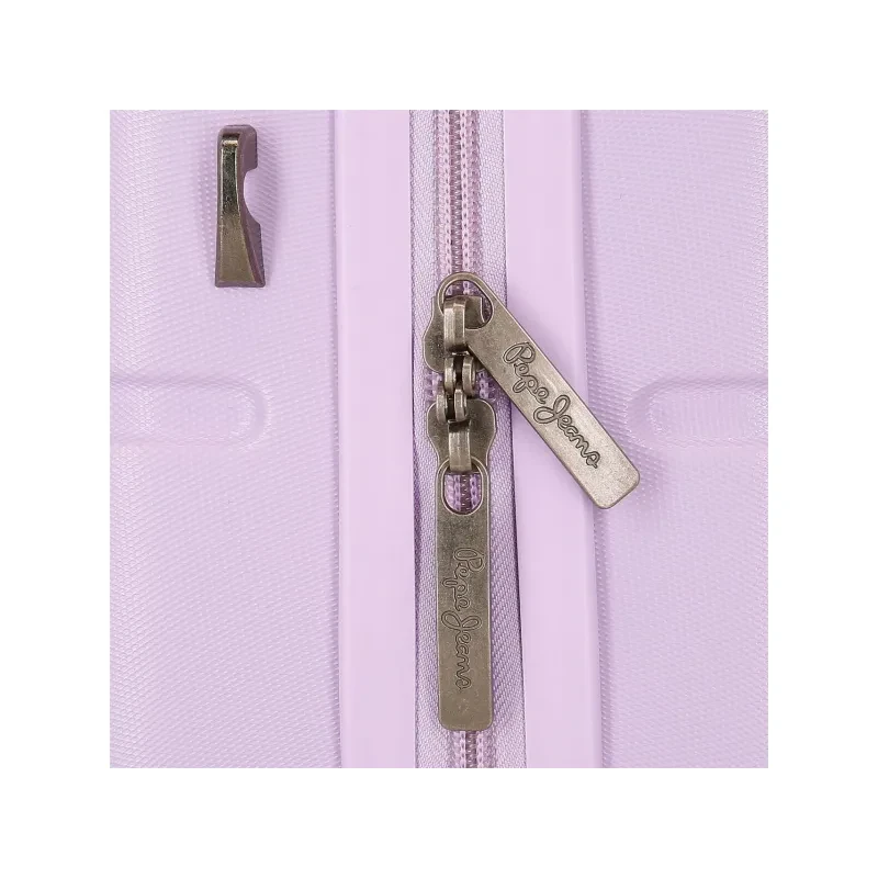 ABS Cestovný kozmetický kufrík PEPE JEANS ACCENT Lila, 21x29x15cm, 9L, 7693935 7