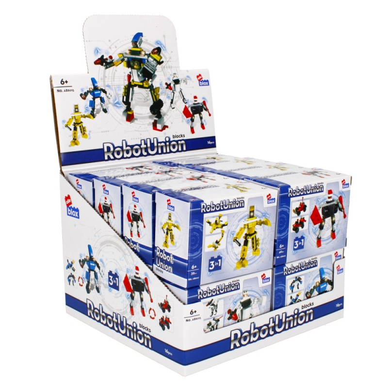 Stavebnica Robot - 4 druhy 1