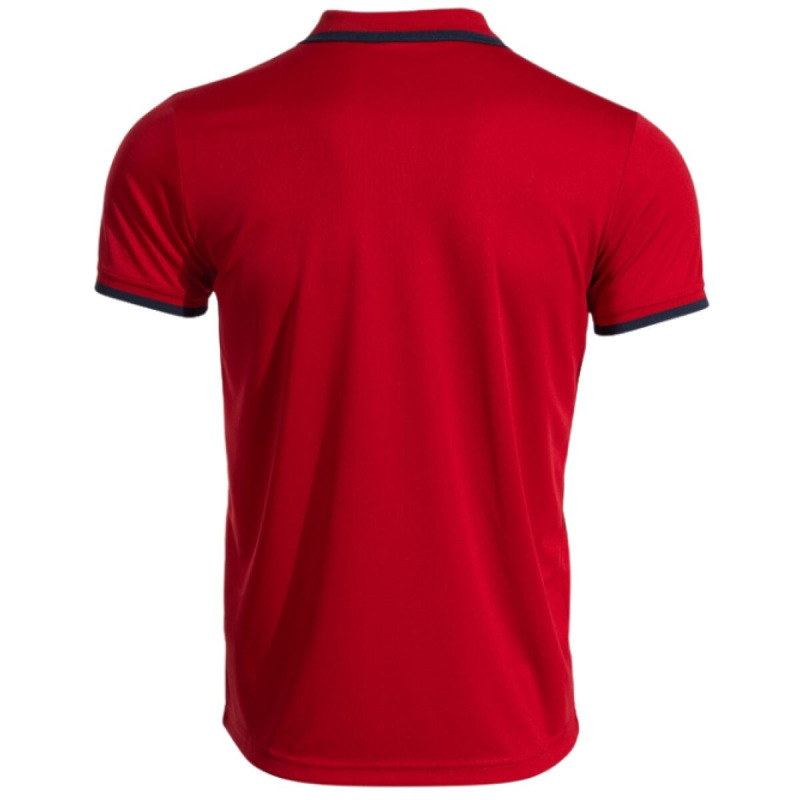 Combi Premium Short Sleeve Polo pánske tričko červená-navy 1
