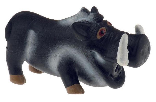 Hračka PET EXPERT, pre psa, diviak, so zvukom, latex, 18 cm