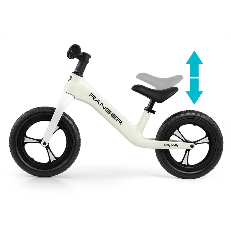 Detský balančný bicykel Milly Mally Ranger White 5