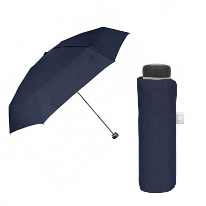 Kabelkový mini dáždnik Perletti Time - modrý, 26462