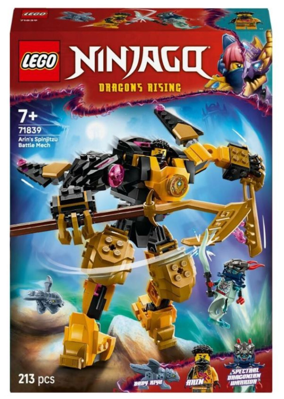 LEGO NINJAGO Arin a bojový robot Spinjitzu 2