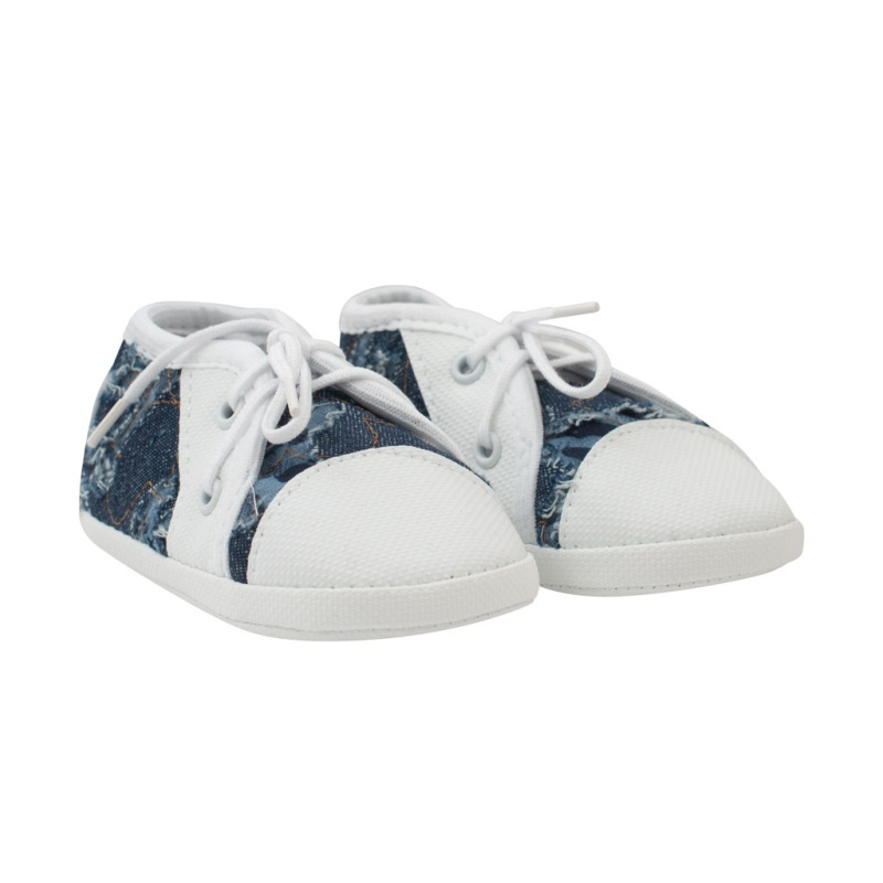 Dojčenské capačky tenisky New Baby modré 0-3 m 0-3 m 1