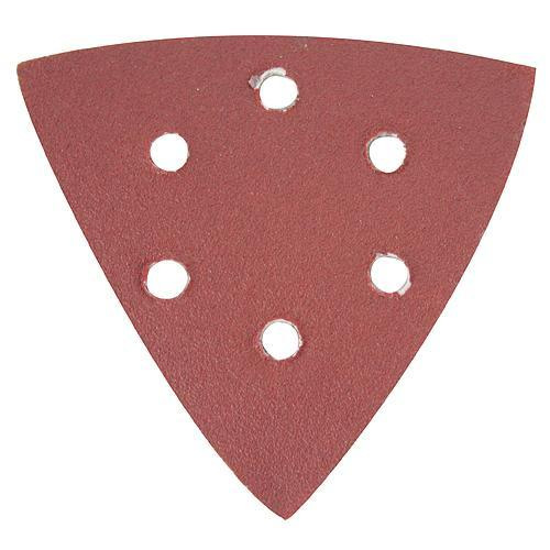 Výsek Worcraft MF-300, s otvormi, brúsny, Triangle, 5 ks P60/80/100/120/150