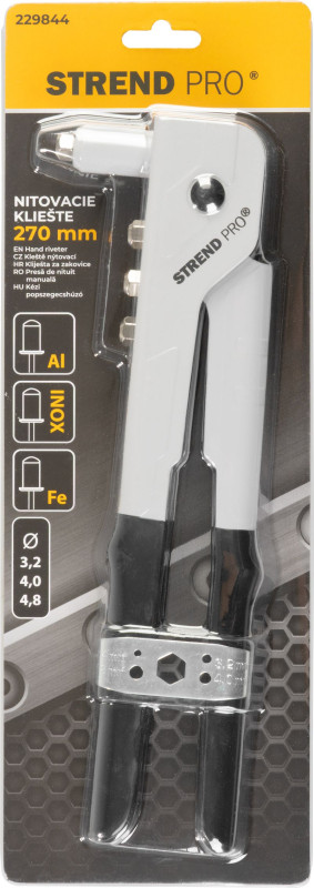 Kliešte Strend Pro R0727, 270 mm, nitovacie, England type, pre trhacie nity 4