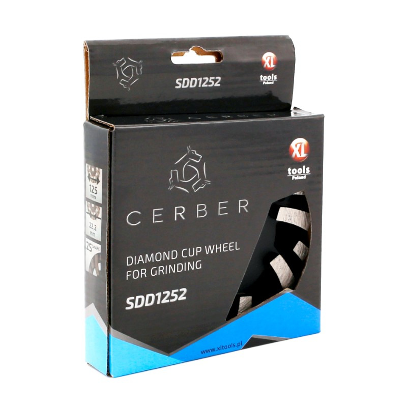 Brúsny diamantový kotúč 125x5x22,2 mm na brúsenie žuly, mramoru, PROFI, XL-TOOLS 1