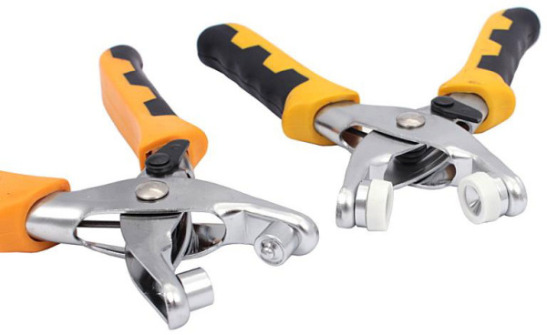 Sada klieští na čalúnické nity, 3-dielna + okrúhle nity, PRO-TECHNIK 2