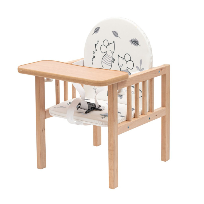 Detská drevená jedálenská stolička New Baby Jerry 2