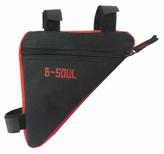 B-SOUL Triangle 1.0 taška do rámu čierno-červená