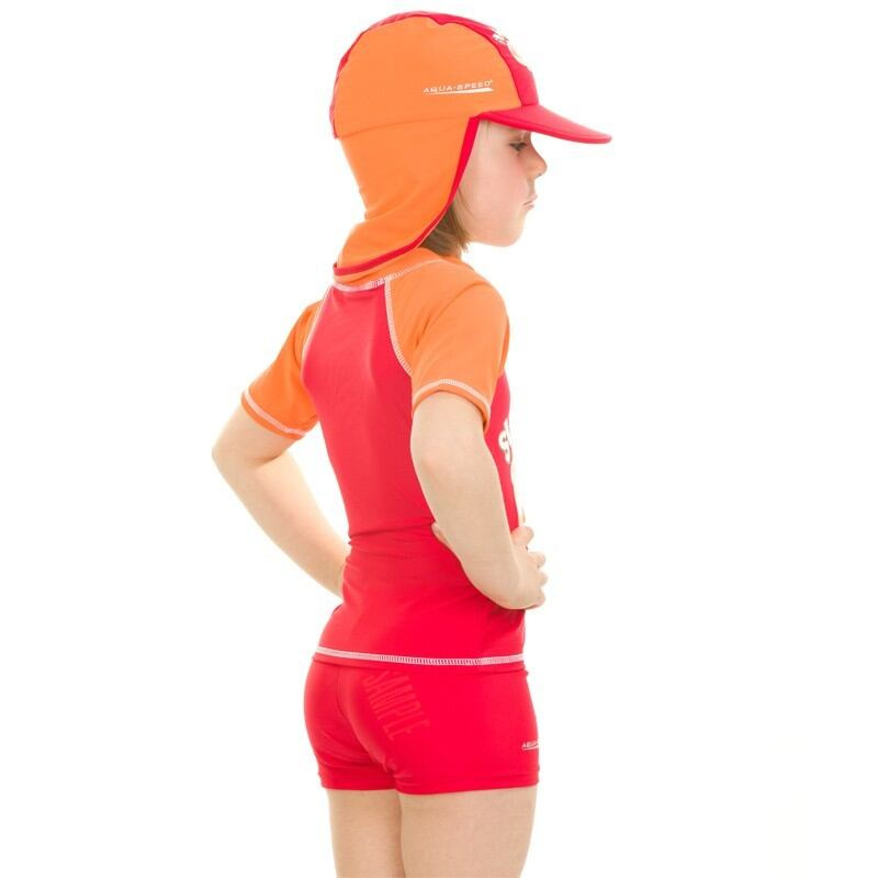 Surf Club tričko s UV ochranou červená 2