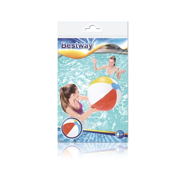 Lopta Bestway® 31021, Beach Ball, plážová, detská, nafukovacia, do vody, 51 cm 4