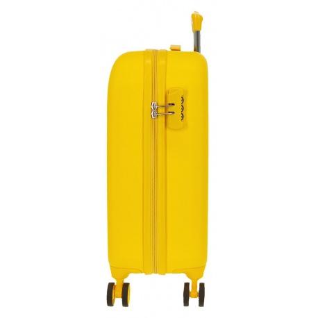 JOUMMA BAGS Movom Riga Amarillo, Sada luxusných ABS cestovných kufrov 70cm/55cm, 5999567