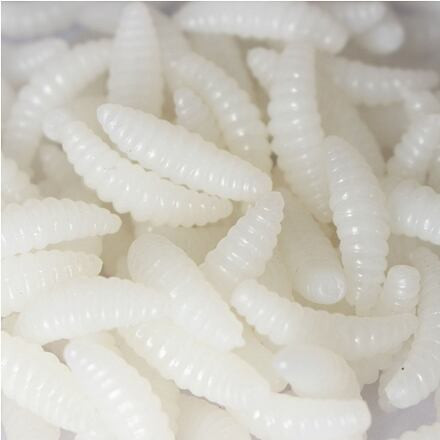 Merco Bait Soft Worms umelí červy 50 ks biela 2